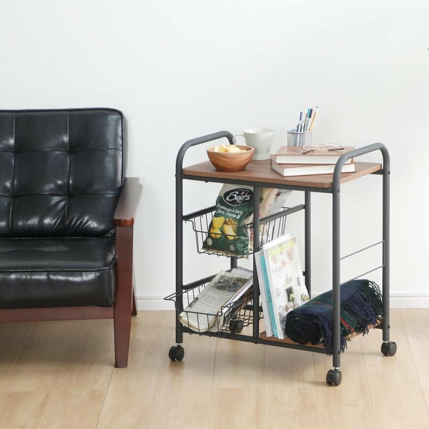 出所：コメリ公式　パイプキッチンワゴン　L