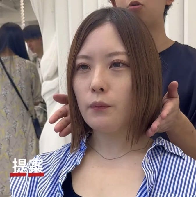 【大変身】面長女性が「前髪カット＆ショートヘア」に挑戦！生まれ変わった髪型に満足