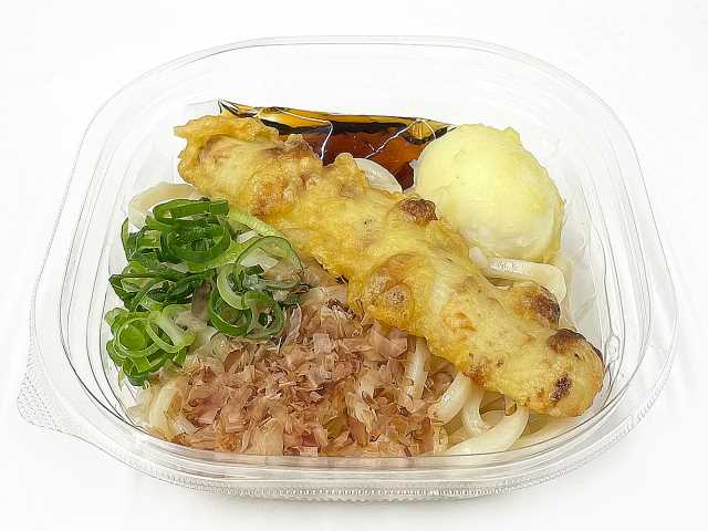 セブン-イレブンの新商品:冷しちく玉天うどん