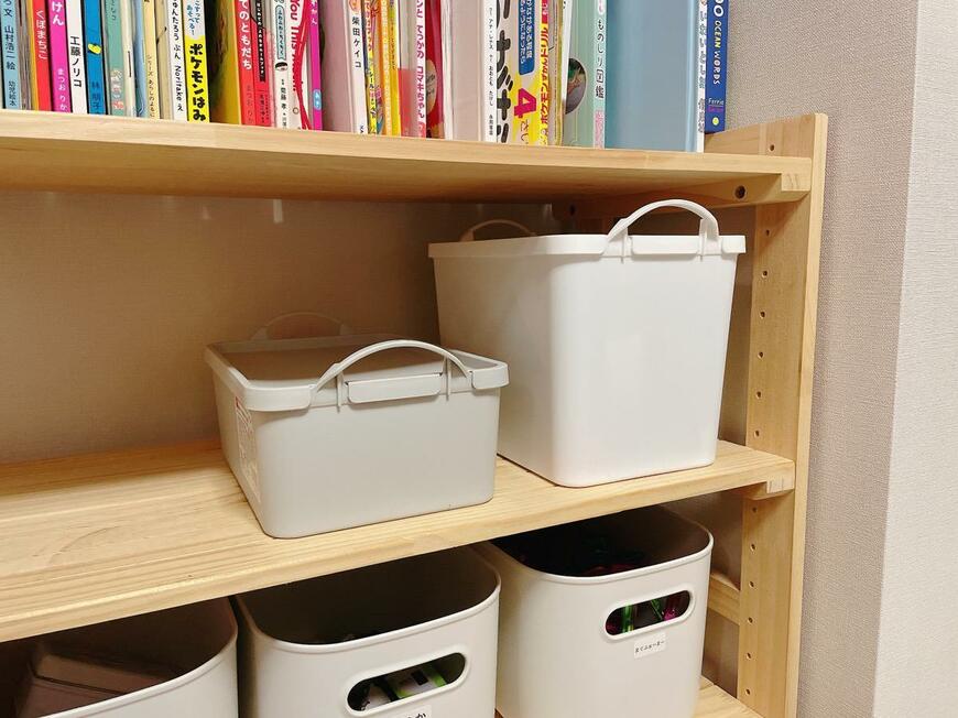 蓋付スクエア収納ボックス