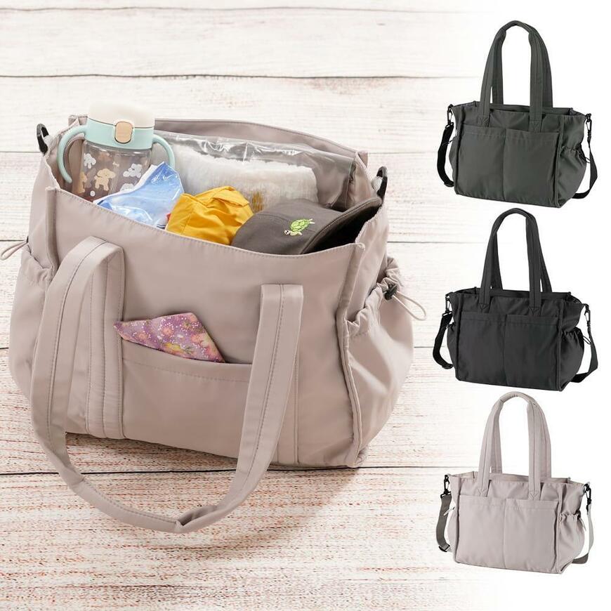 ワークマン 高撥水マルチシートインマザーズ2WAYトートバッグ