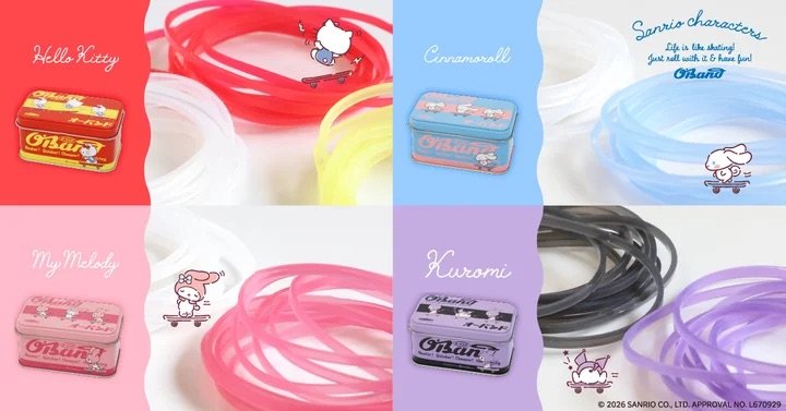 株式会社共和　オーバンド×サンリオキャラクターズ缶