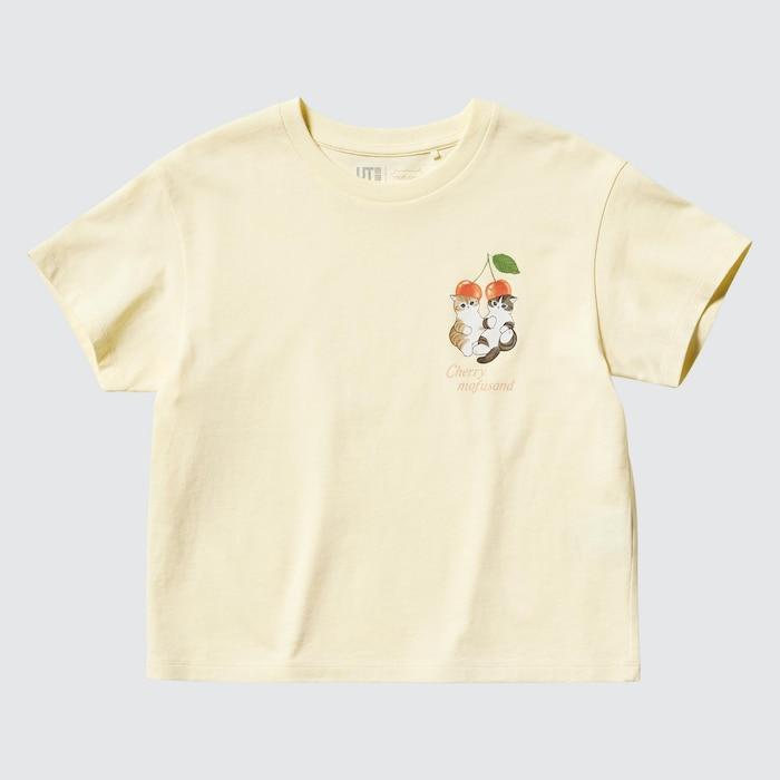 ユニクロ、GIRLS mofusand フルーツパラダイス UT（半袖）　画像