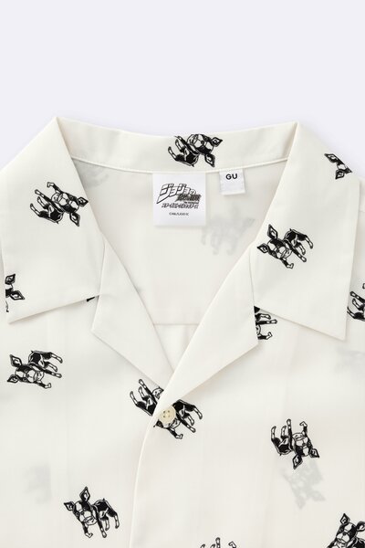 オープンカラーシャツ(5分袖) ジョジョの奇妙な冒険