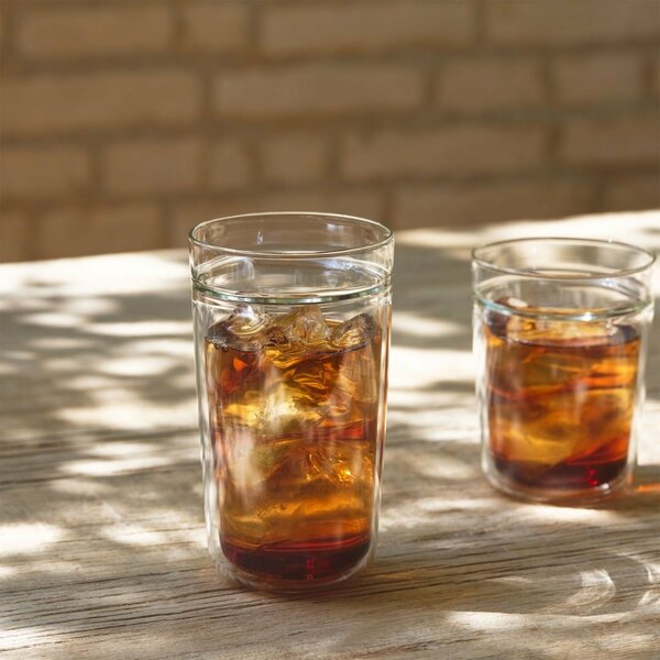 なめらかな飲み口とダブルウォールグラスを叶えた構造