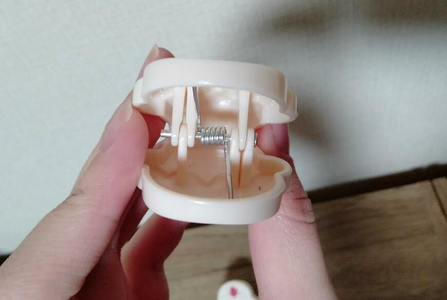 筆者撮影（セリア、ラッピングクリップ 2P カップケーキ）