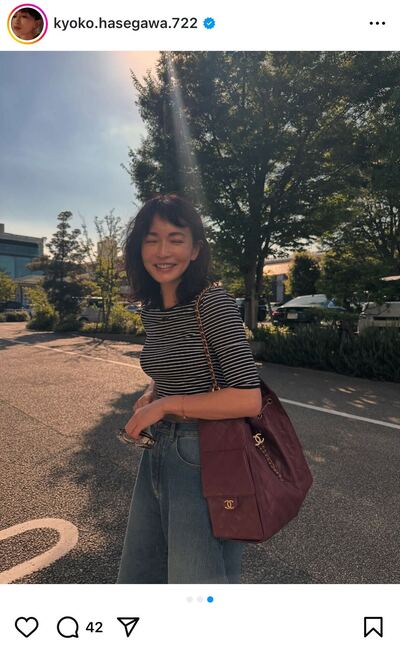 出所：長谷川京子のInstagram（kyoko.hasegawa.722）参照日：2025年8月8日