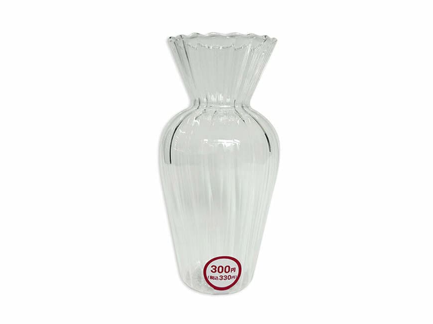 出所：ダイソーネットストア【通販】公式　ガラスフラワーベース（G）
