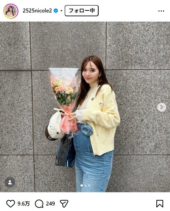出所：藤田ニコルのInstagram（＠2525nicole2） 参照日：2026年2月17日