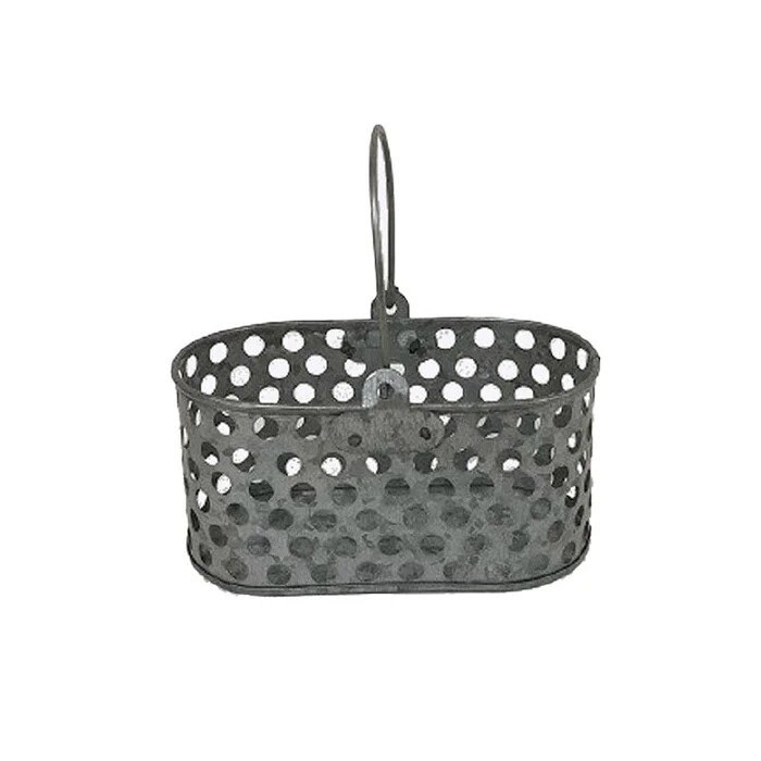 出所：ダイソー公式　ブリキプランター（オーバルパンチング）