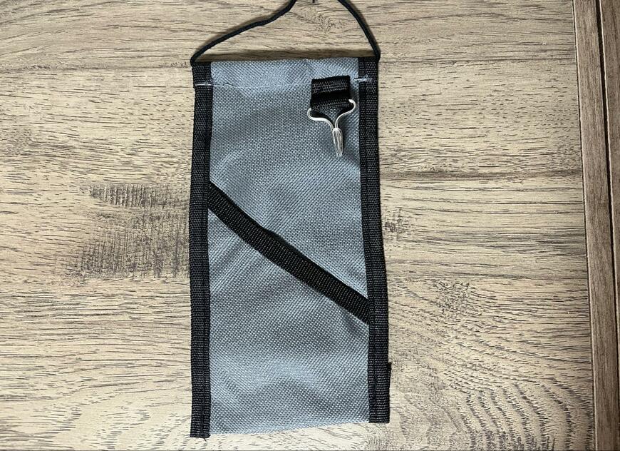 ダイソー、ウォールポケット(A、グレー)画像