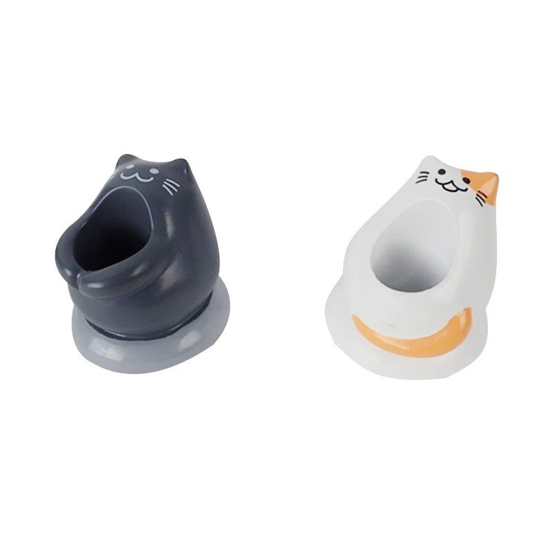 歯ブラシスタンド（ミケネコ・クロネコ）