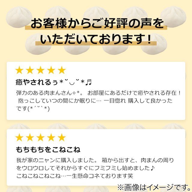 ニトリ、モチモチクッションニクマン画像