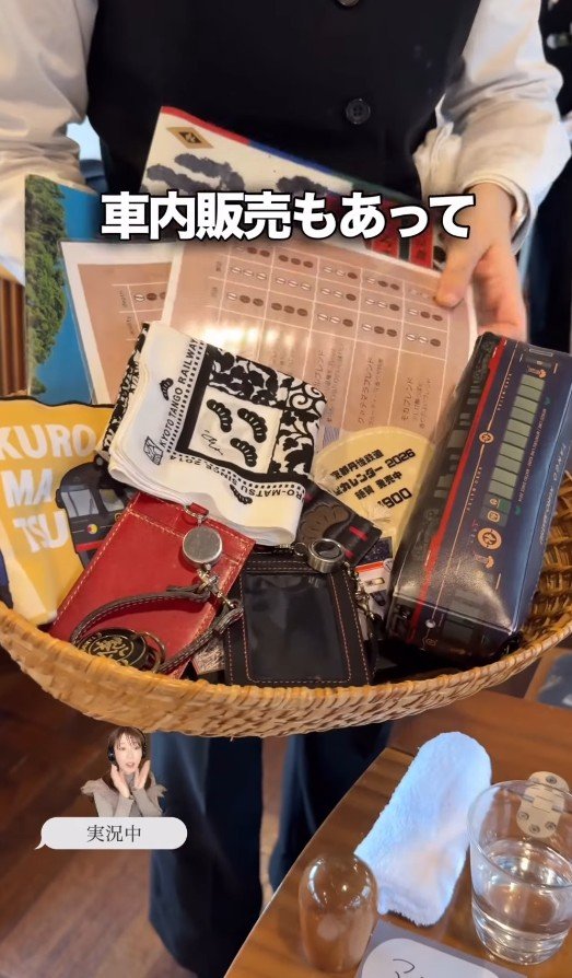 車内販売も充実してます！