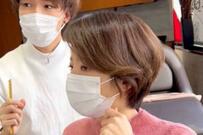 「色落ちも楽しみたい！」」ハイライトご希望の女性　ライフスタイルに合わせた仕上がりに大満足！