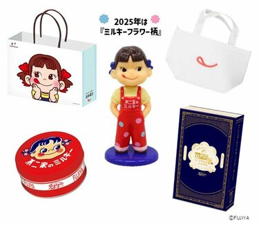 品質検査済 ぺこちゃん人形2体ミルキー缶レトロ その他