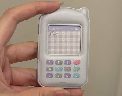 セリア、ぷくぷくカバー付箋35Ｐガラケー商品画像