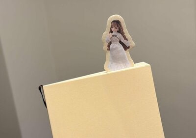 ダイソー、めじるし付箋　60P　リカちゃんの筆者撮影写真