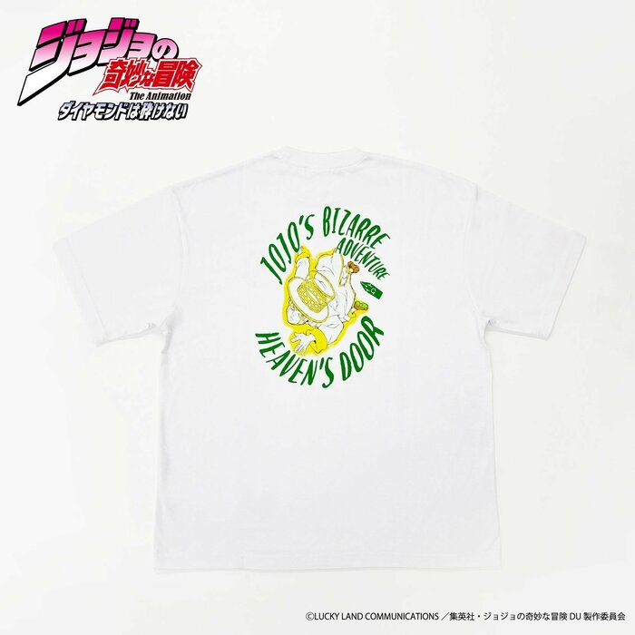 「ヘブンズ・ドアー」プリントTシャツは爽やかなシロがベースカラー
