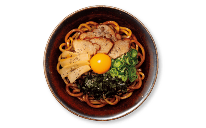 ファミリーマートの新商品:麺家いろは監修 富山ブラックまぜそば