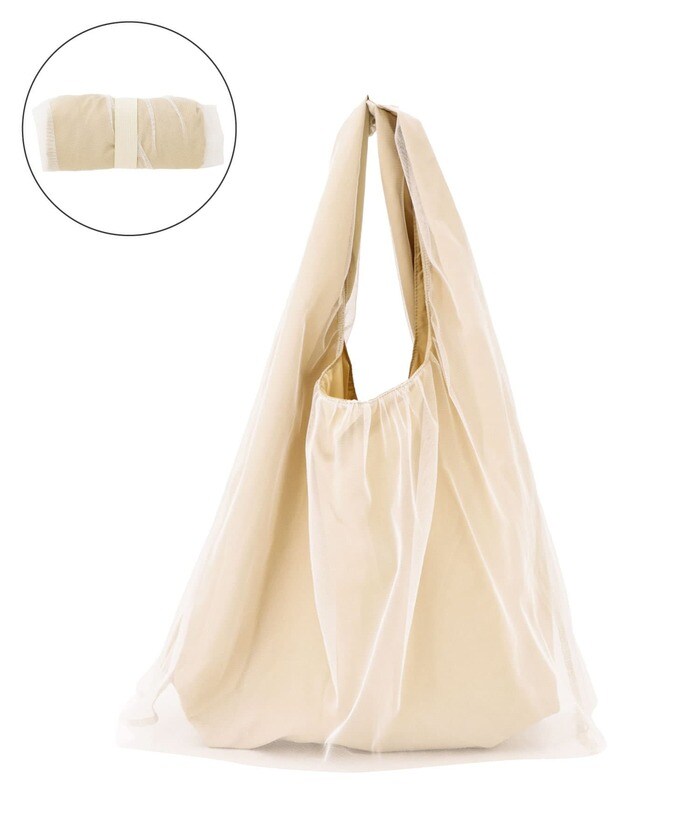 チュールレイヤーエコバッグ