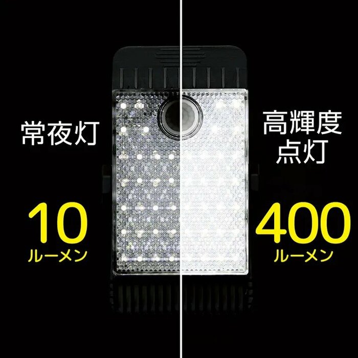高さ約2mに設置した場合、最大約130度、最長約6mの範囲を探知