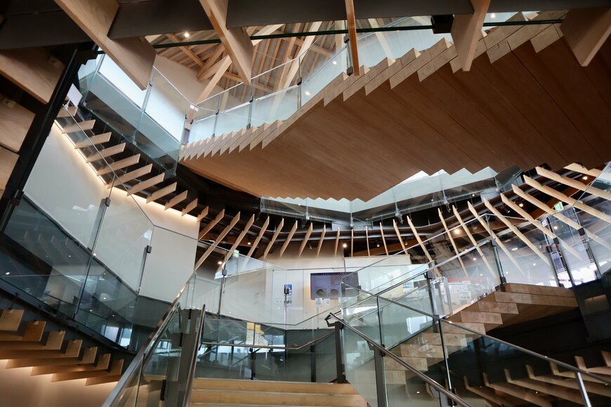 画像出所：隈研吾氏が手がけた設計（筆者撮影）