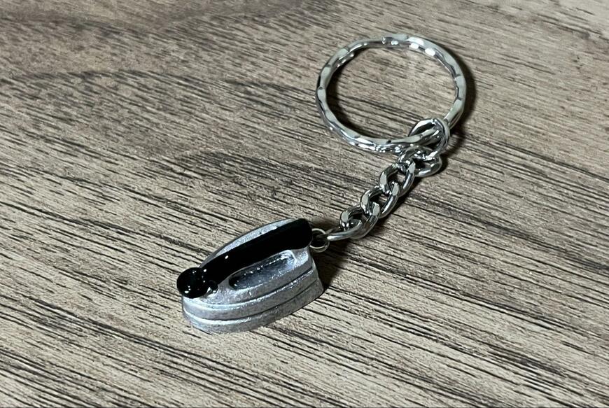 筆者撮影（セリア、昭和レトロキーホルダー）