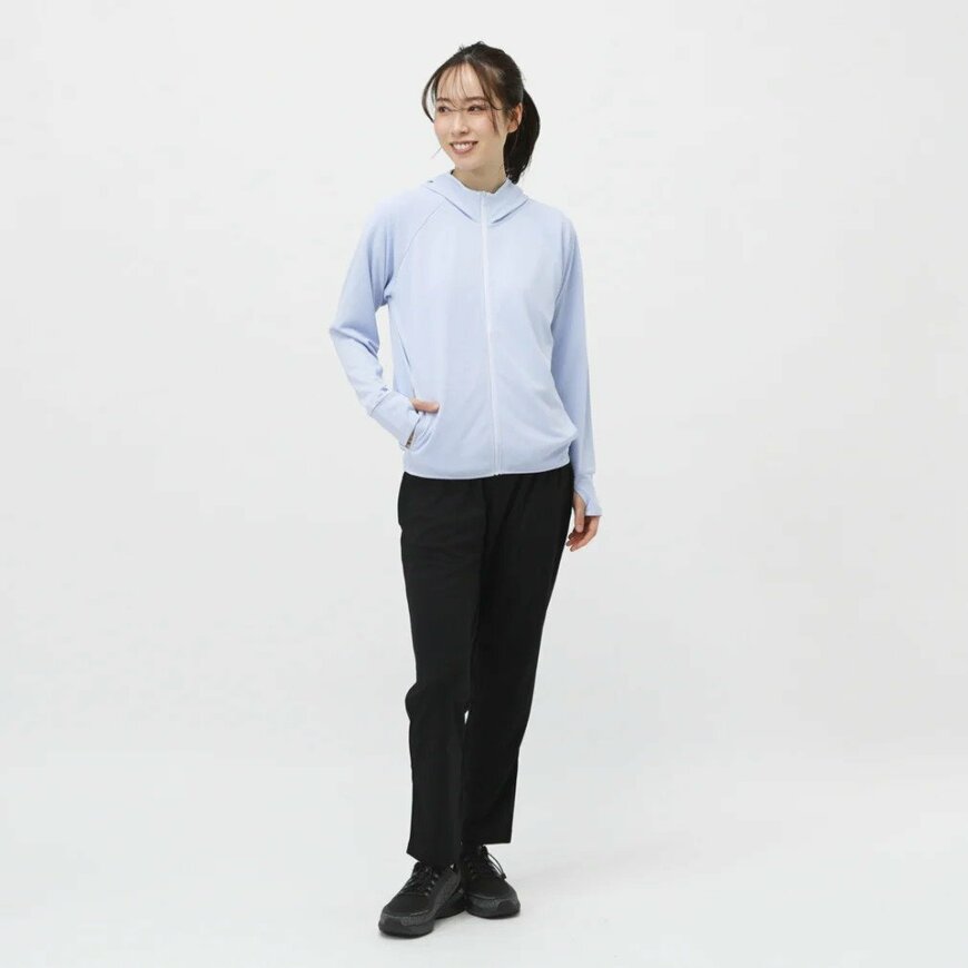 出所：アルペン公式 iCOOL 遮熱UV ジップパーカー