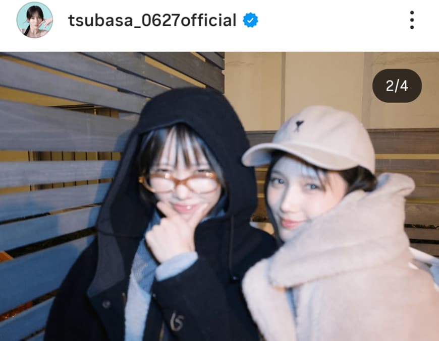 出所：本田翼のInstagram（＠tsubasa_0627official）参照日：2025年12月24日