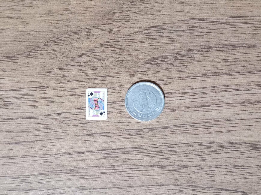 筆者撮影（セリア、4194 ぬい用 トランプ）