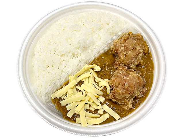 唐揚げチーズカレー