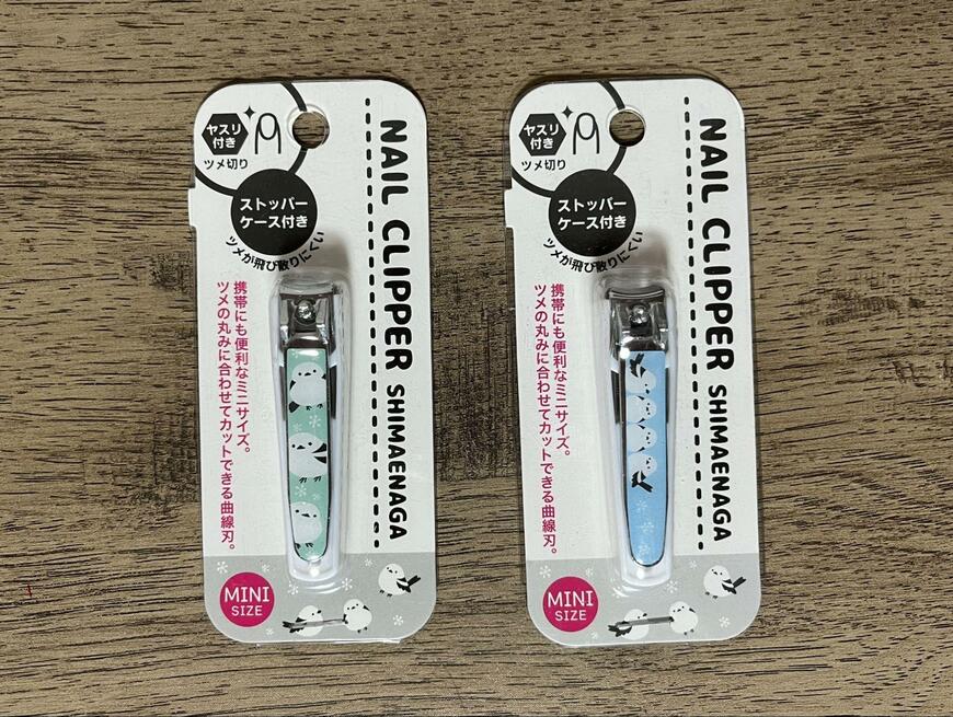 キャンドゥ、ミニ爪切り　シマエナガ画像