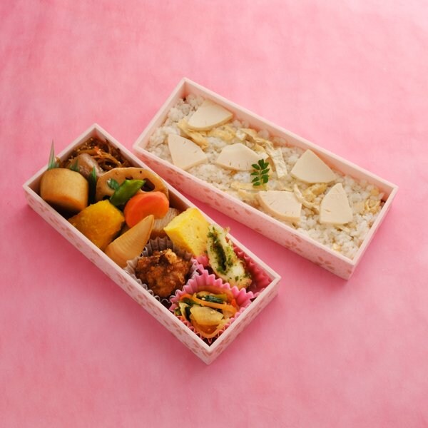 筍ご飯二段弁当