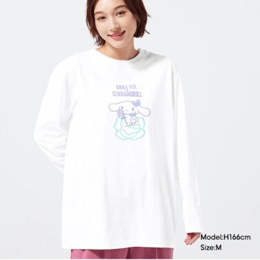 GU - XXL ANA SUI クロミ GU アナスイ ロンT 長袖 サンリオ GU公式 | ロングスリーブT(長袖) Sanrio characters×ANNA SUI 1+X