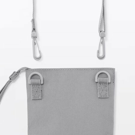 撥水　再生ポリエステル　ミニサコッシュ