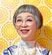 【63歳マダム】が着こなすブルー基調の〈派手コーデ〉が個性的でおしゃれ！華やかなおしゃれスタイルに「かわいい」「素敵です」の声