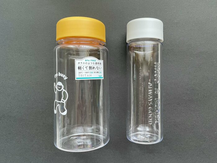 セリアのドリンクボトルを2種買い！