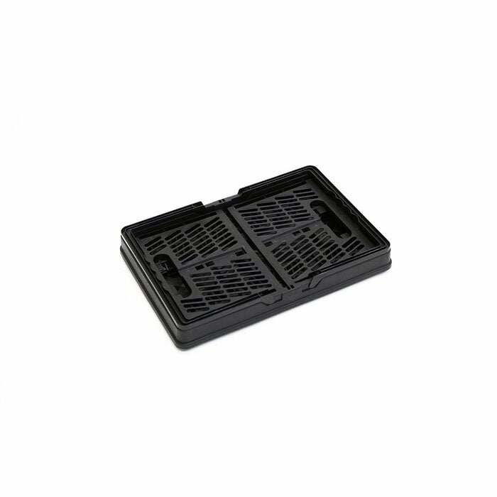 「AQ. 取っ手付き 折り畳みコンテナ Sサイズ ブラック（330円）」