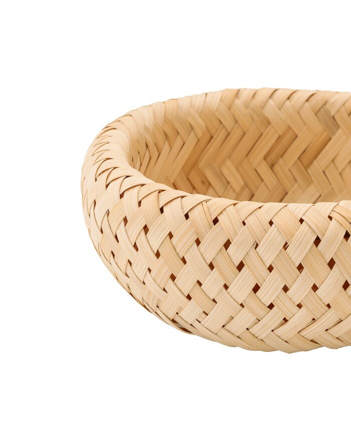 ざっくりとした竹の素材感がオシャレ