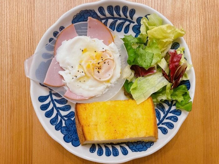 ハムエッグプレート