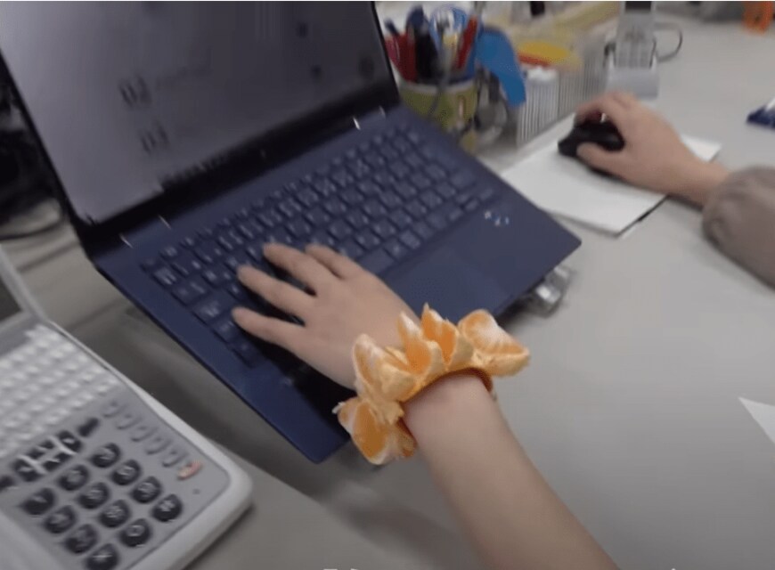 出所：BUZZMAFF ばずまふ（農林水産省）「農水省職員のみかんのむき方」