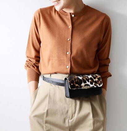 Spick and Span - ITALY WOOL 天竺クルーカーディガン ¥14,040（税込）