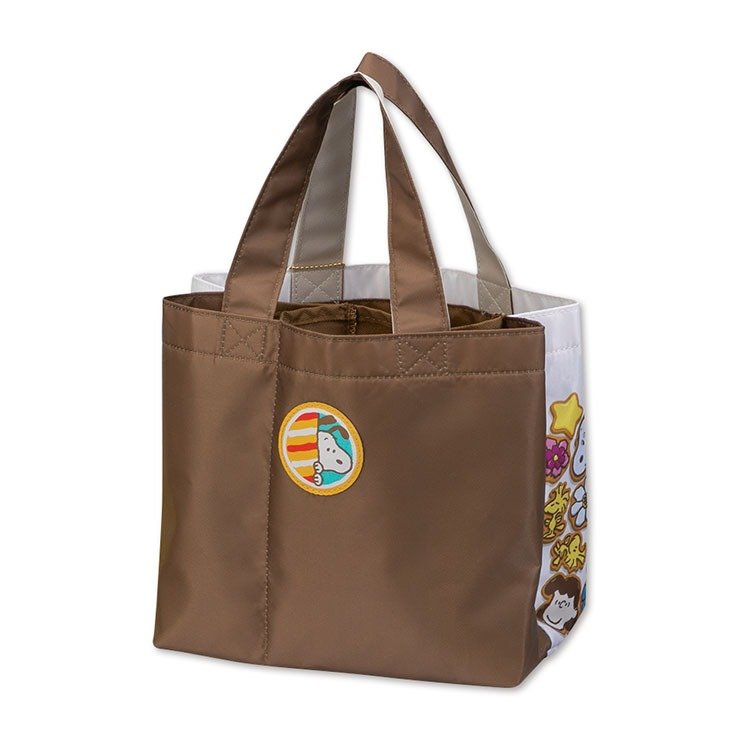 出所：しまむら 公式オンラインストア チャーム付きミニトート　(PEANUTS)・モノトーン 219