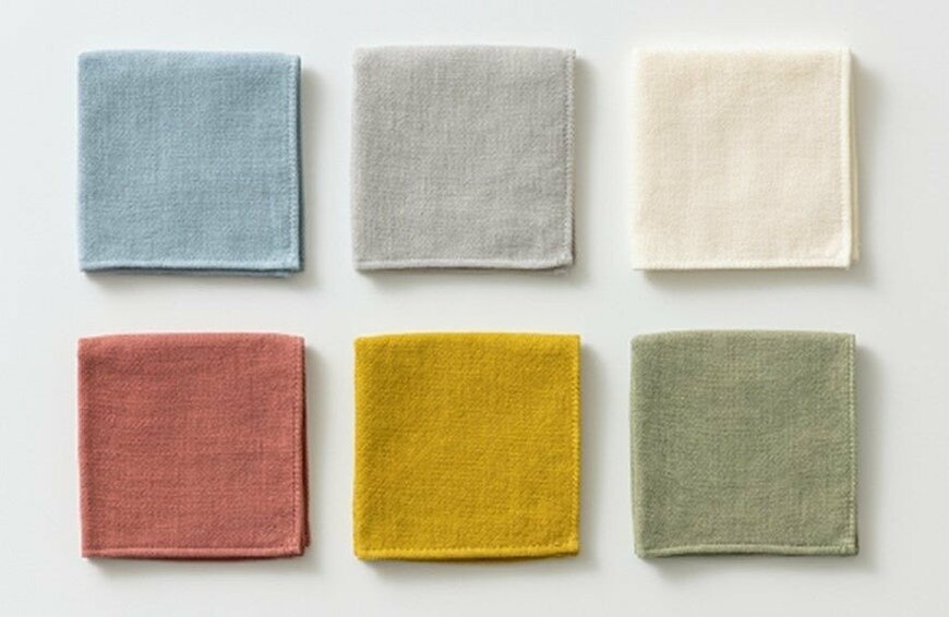 出所：ダイソー公式　今治製 紋織ハンカチ