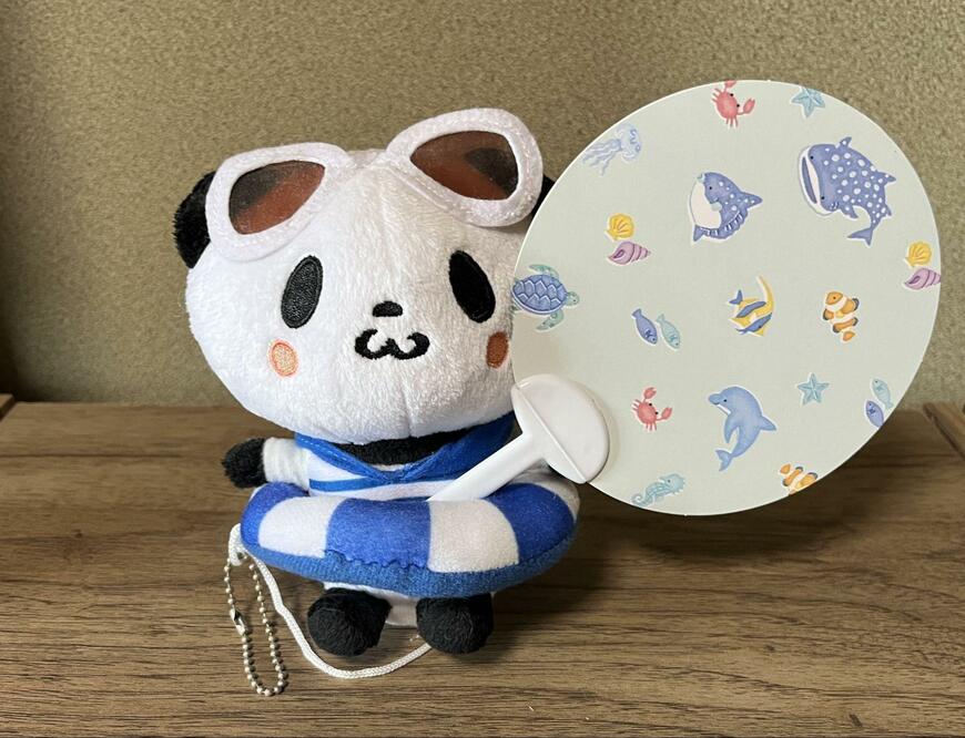 ダイソー、うちわレター（夏柄、うみのいきもの）商品画像