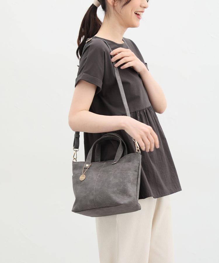 ハニーズ、切替ポケットハンドバッグ画像