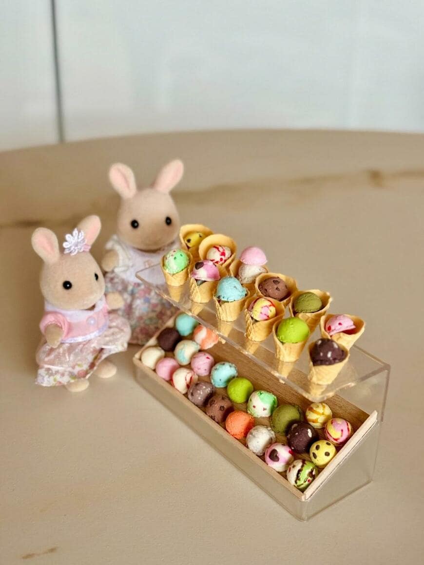 シルバニアファミリーとアイス