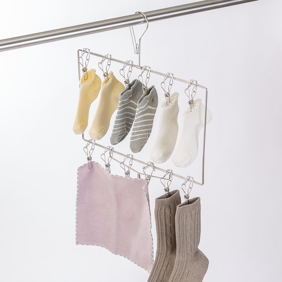 出所：ニトリ公式通販ニトリネット　縦横干せるステンレスハンガー（12ピンチ OS05）