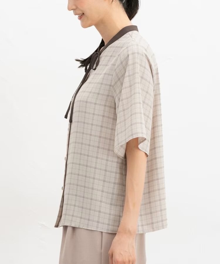 ハニーズ公式　配色リボンブラウスの画像